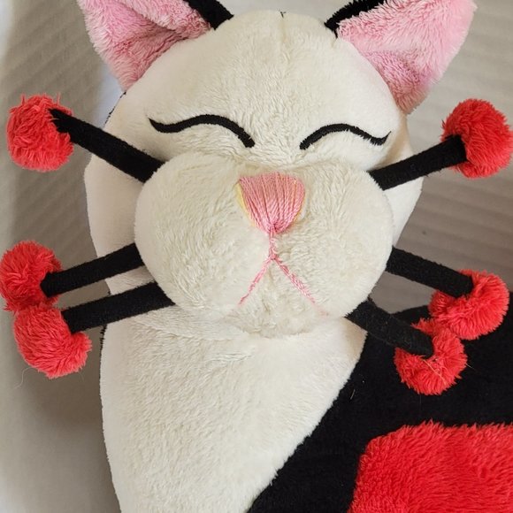 2001 Whimsiclay Art Plush by Amy Lacombe Red Heart Love Feline Cat Kitty 14" - Picture 4 of 14
